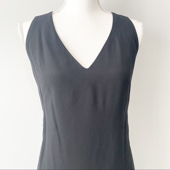 SantaCroce made in Italy black sheath dress cocktail party size 42 size 10 - Picture 2 of 9
